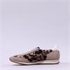 Paul Green Retro Side Panel Lace Trainer - Beige Leopard Combi
